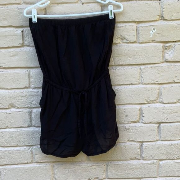 Take 50% OFF- Forever21 Strapless Black Jumpsuit, Size-S - Picture 1 of 6